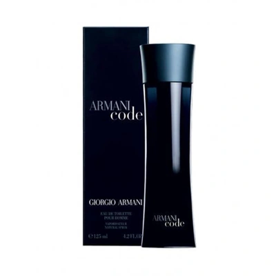 Giorgio Armani 20047127 4.2 oz Armani Black Code Edt Spray For Men