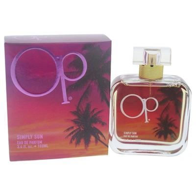 Ocean Pacific W-9123 Simply Sun Edp Spray For Womens - 3.4 oz In Pink