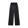 Pj Harlow Lola Satin Lounge Pants In Black