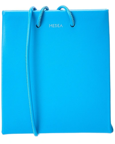Medea Leather Crossbody In Blue