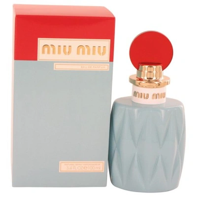 Miu Miu 531678 Eau De Parfum Spray, 3.4 oz In Pink
