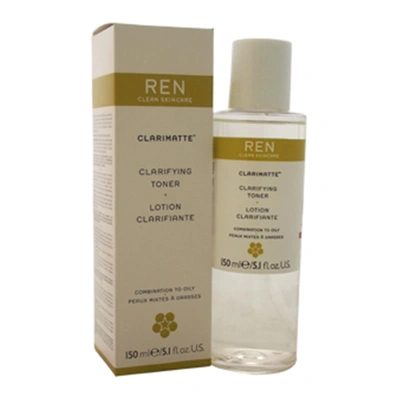 Ren U-sc-3647 Clarimatte Clarifying Toner Combination To Oily Skin Unisex Lotion, 5.1 oz In Multi