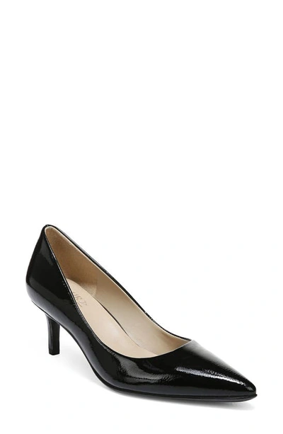 Naturalizer Everly Pumps Women's Shoes In Black Patent Leather