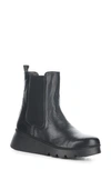 Fly London Paty Wedge Chelsea Boot In 000 Black Soft