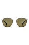 Rag & Bone 53mm Navigator Sunglasses In Grey Khaki