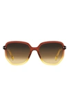 Isabel Marant 52mm Round Sunglasses In Brown/brown Gradient