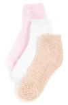 Stems 3-pack Lounge Socks In Ivory/ Blush/ Dusty Rose