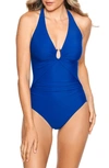 Miraclesuit Razzle Dazzle Bling One-piece Swimsuit In Azul Blue