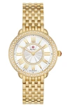 MICHELE SEREIN MID DIAMOND WATCH, 36MM