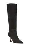 Stuart Weitzman Xcurve 85 Slouch Boot In Black