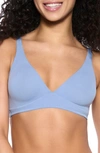 Felina Blissful Comfort Bra In Blue