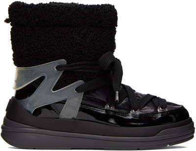Moncler Black Insolux M Ankle Boots In 999 Black