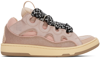 Lanvin Curb Sneaker In Pink