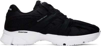 Balenciaga Black Phantom Sneakers In Black White