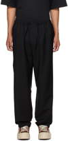 ACNE STUDIOS BLACK LOOSE FIT TROUSERS