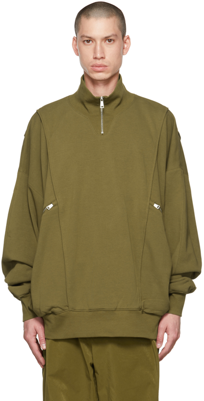 A. A. Spectrum Green Rossbert Sweatshirt In Soil Green