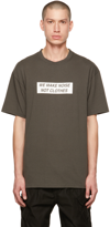 UNDERCOVER GRAY 'WE MAKE NOISE' T-SHIRT