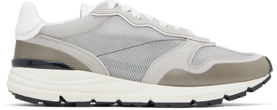 John Elliott White & Grey Edition One Trainers In Cool Grey Ivory