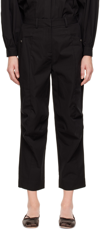 Co Black Patch Pocket Trousers In 001 Black