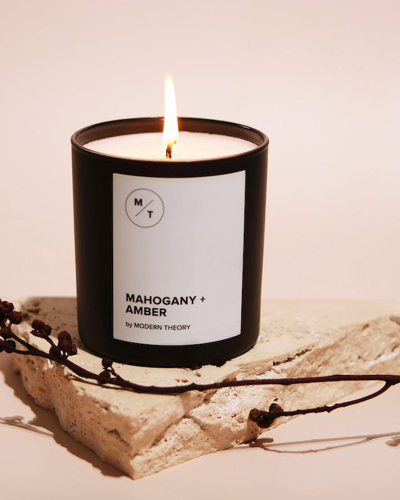 Modern Theory Mahogany + Amber Candle