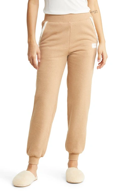 Ugg Daylin Fleece Lined Stretch Cotton Joggers In Neutral
