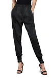 Allsaints Maddie Tie Waist Joggers In Black