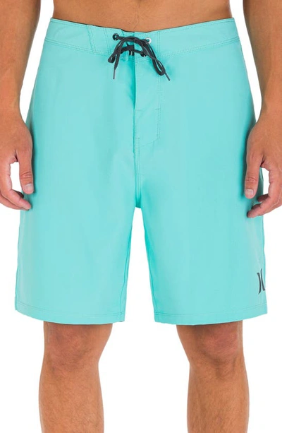 Hurley One & Only Solid Volley Swim Trunks In Aura Green