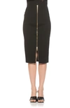Alexia Admor Ariana Midi Pencil Skirt In Black