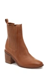 Silent D Naydo Bootie In Tan Dark Brown