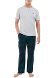 BARBOUR BARBOUR STIRLING SHORT SLEEVE STRETCH COTTON PAJAMAS