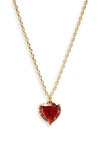 Kate Spade My Love January Metal And Cubic Zirconia Pendant Necklace In Gold