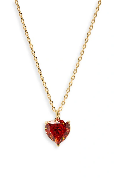 Kate Spade My Love January Metal And Cubic Zirconia Pendant Necklace In Gold