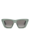 Celine Women's Cat Eye Sunglasses, 51mm In Shiny Green