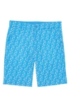 Vineyard Vines Kids' New Performance Breaker Shorts In Bass Lns Oceansky