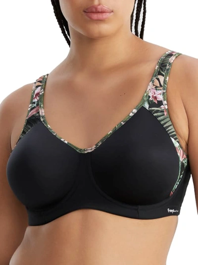 Freya Sonic High Impact Underwire Sports Bra In Jungle Black