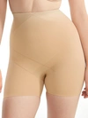 Miraclesuit Tummy Tuck Extra Firm Control High-waist Bike Shorts In Warm Beige