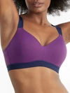 Natori Dynamic Anywhere High Impact Underwire Sports Bra In Allium,navy