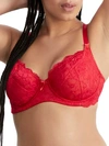 Pour Moi Amour Lace Bra In Red Cherry