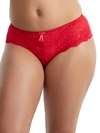 Pour Moi Amour Shorty In Red Cherry