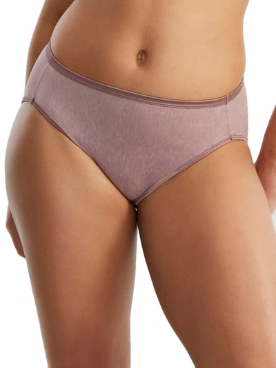 Vanity Fair Illumination Hi-cut Brief In Chocolate Mousse