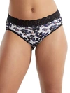 Vanity Fair Women's Flattering Lace Hi-cut Panty Underwear 13280, Extended Sizes Available In Violet Spell Print