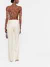 Moschino Straight Trousers In Nude & Neutrals