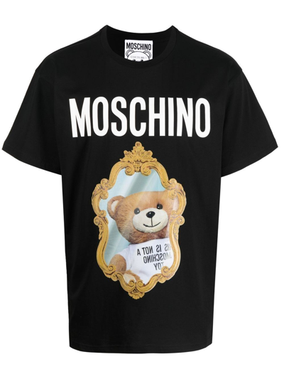 black XL Men Clothing Moschino Men T-shirts & Polos Moschino Men T-shirts Moschino Men T-shirt MOSCHINO 4 T-shirts Moschino Men 