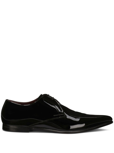 Dolce & Gabbana Derby Anguilla Shoes In Black