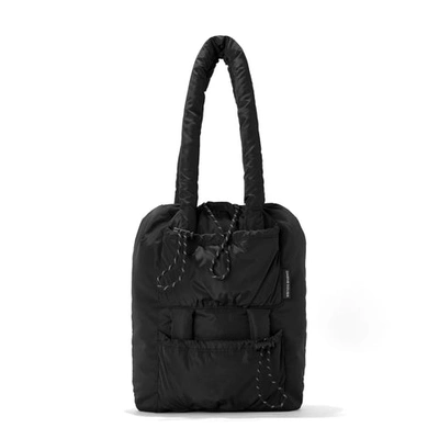 Dagne Dover Kal Drawstring Tote In Onyx In Onyx