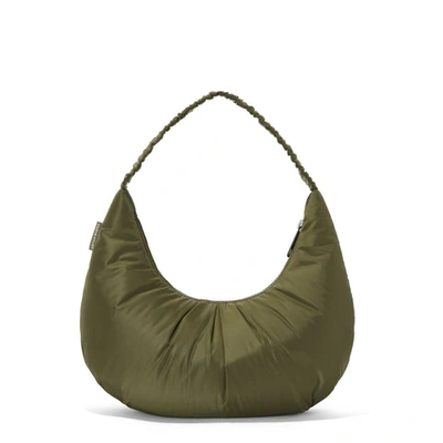 Dagne Dover Rider Shoulder Bag In Dark Moss In Dark Moss