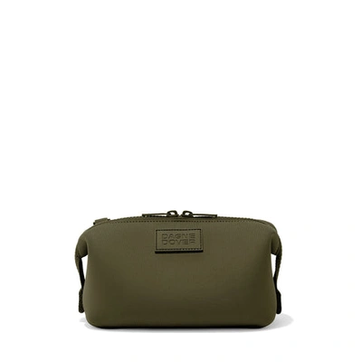 Dagne Dover Hunter Toiletry Bag In Dark Moss