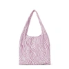 Dagne Dover Dash Grocery Tote In Zebra Print