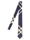 Burberry Manston Exploded Check Silk Tie In Blue