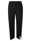 Burberry Charlie Wool Tailored Trousers In Black
